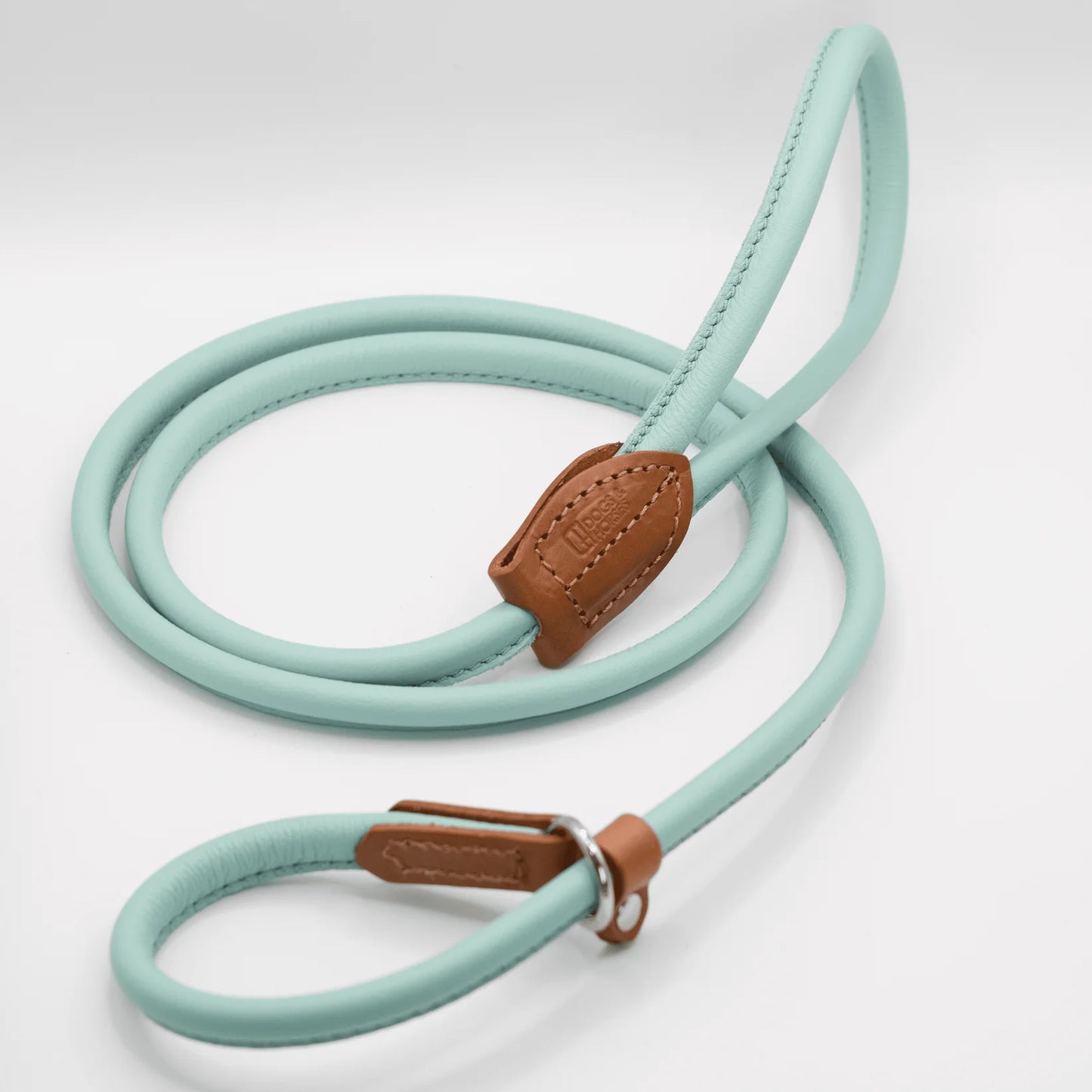 Rolled Soft Leather Slip Lead