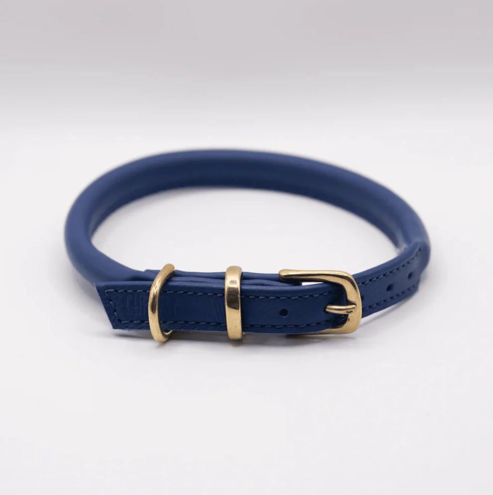 Rolled Soft Leather Collar
