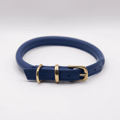 Rolled Soft Leather Collar