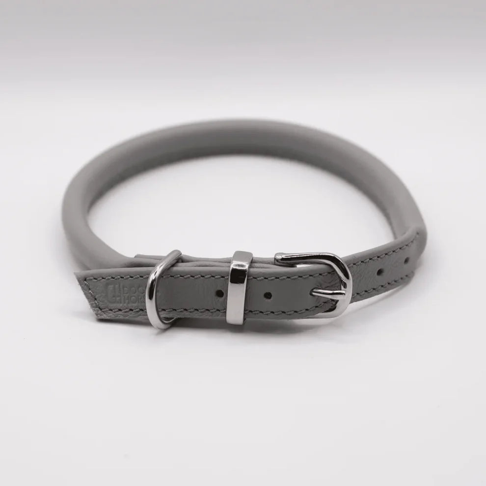 Rolled Soft Leather Collar