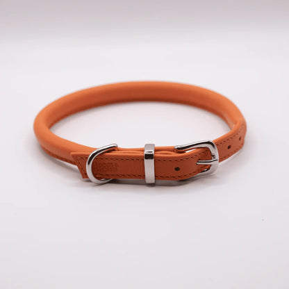Rolled Soft Leather Collar