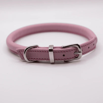 Rolled Soft Leather Collar