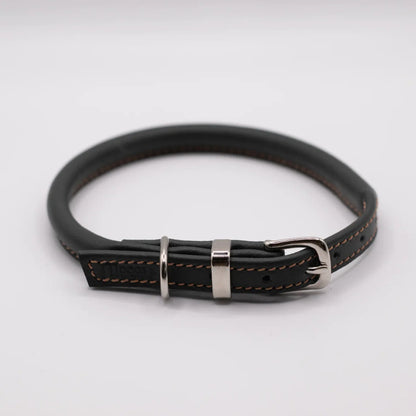 Rolled Soft Leather Collar