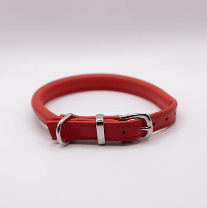 Rolled Soft Leather Collar