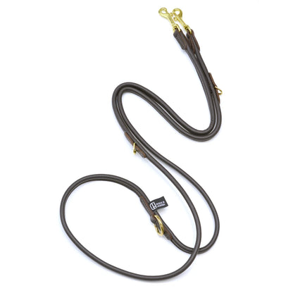 Multipurpose Soft Leather Long Lead