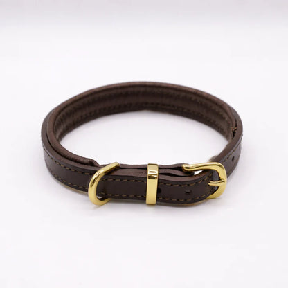 Padded Leather Collar