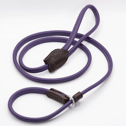 Rolled Soft Leather Slip Lead