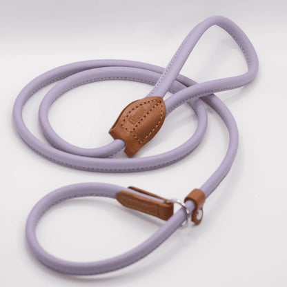 Rolled Soft Leather Slip Lead
