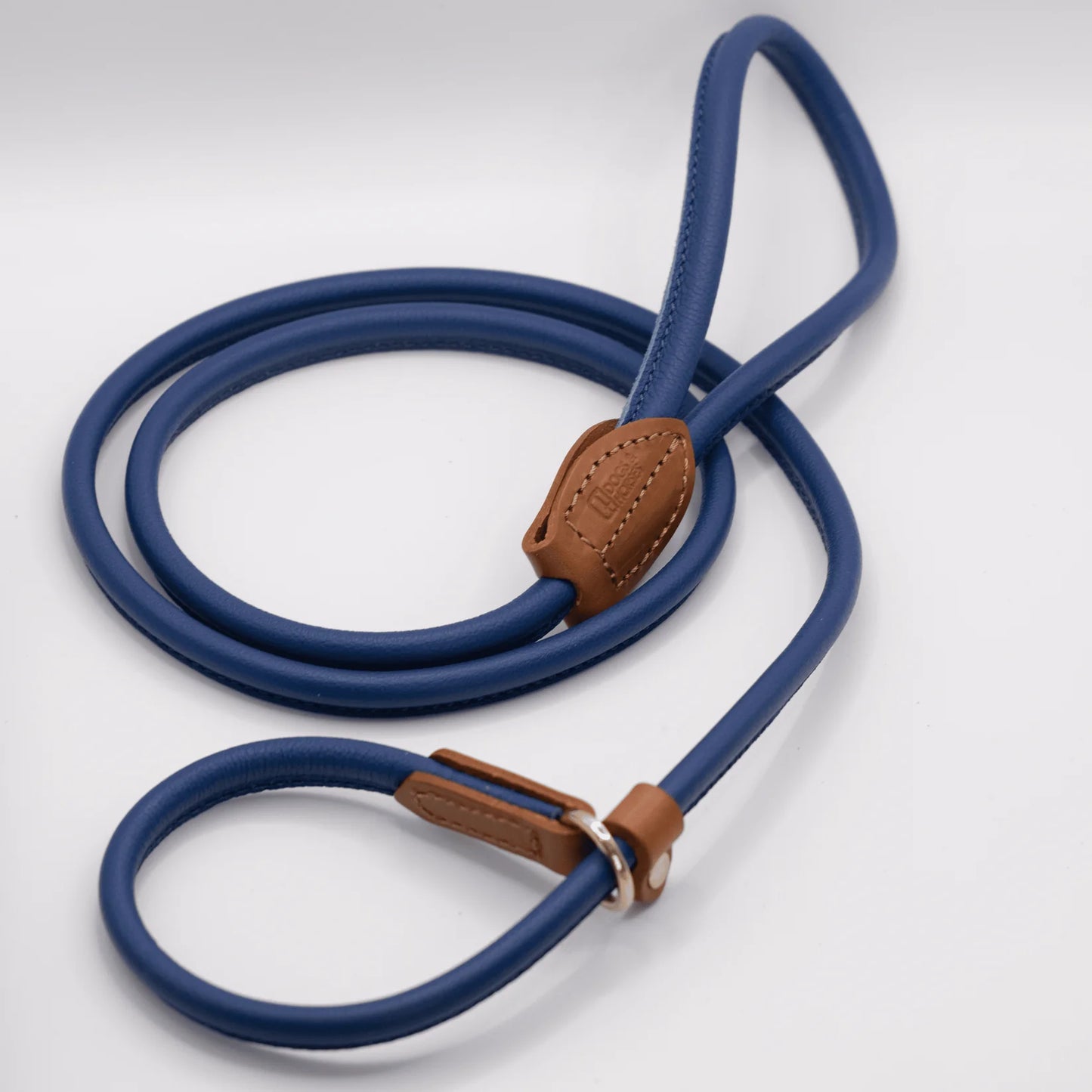 Rolled Soft Leather Slip Lead
