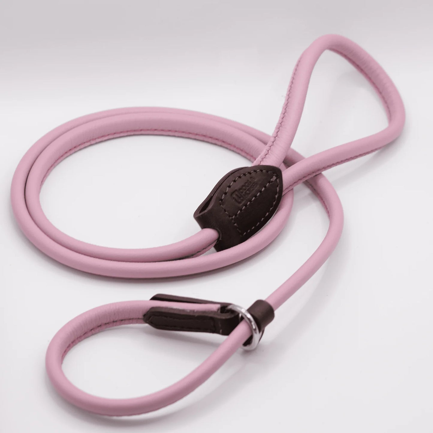 Rolled Soft Leather Slip Lead