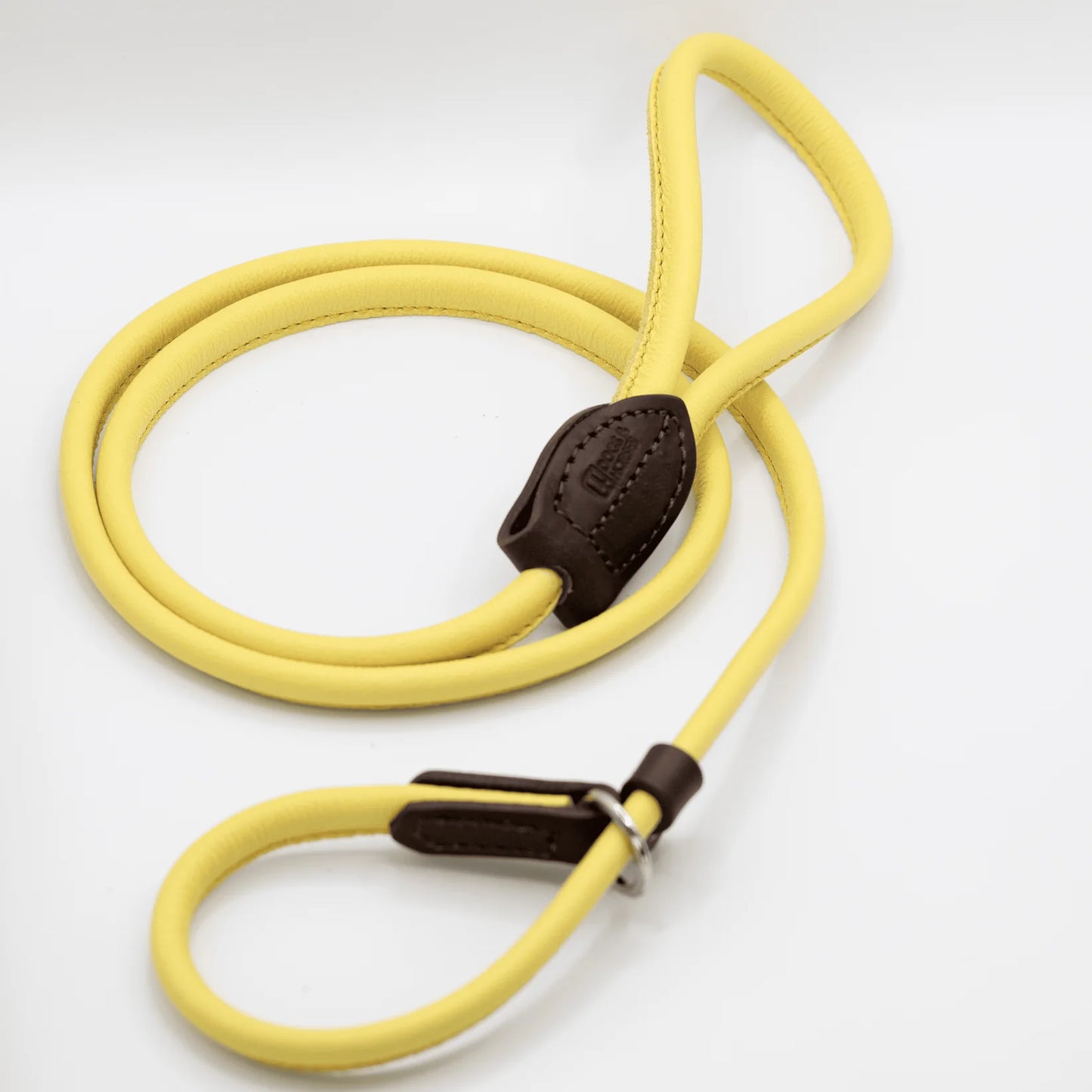 Rolled Soft Leather Slip Lead