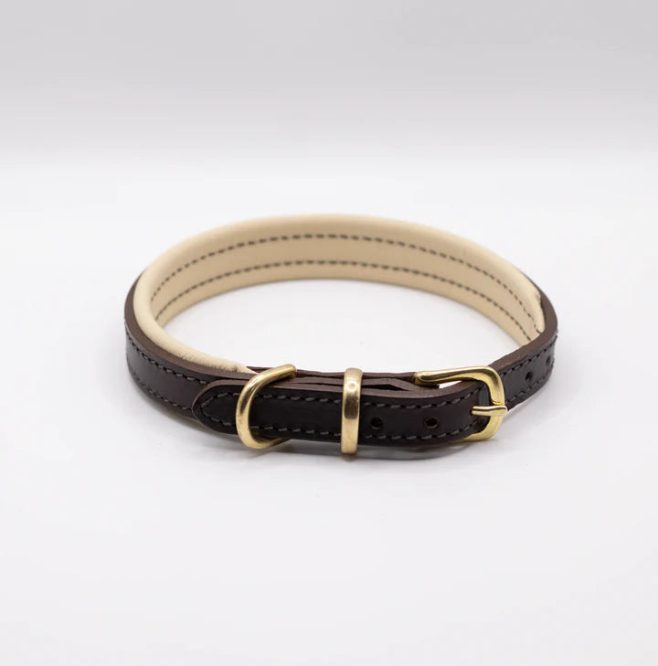 Padded Leather Collar