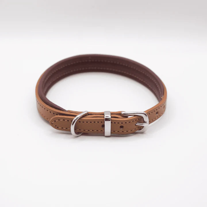 Padded Leather Collar