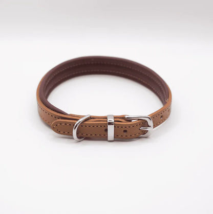 Padded Leather Collar