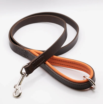 Padded Leather Dog Lead