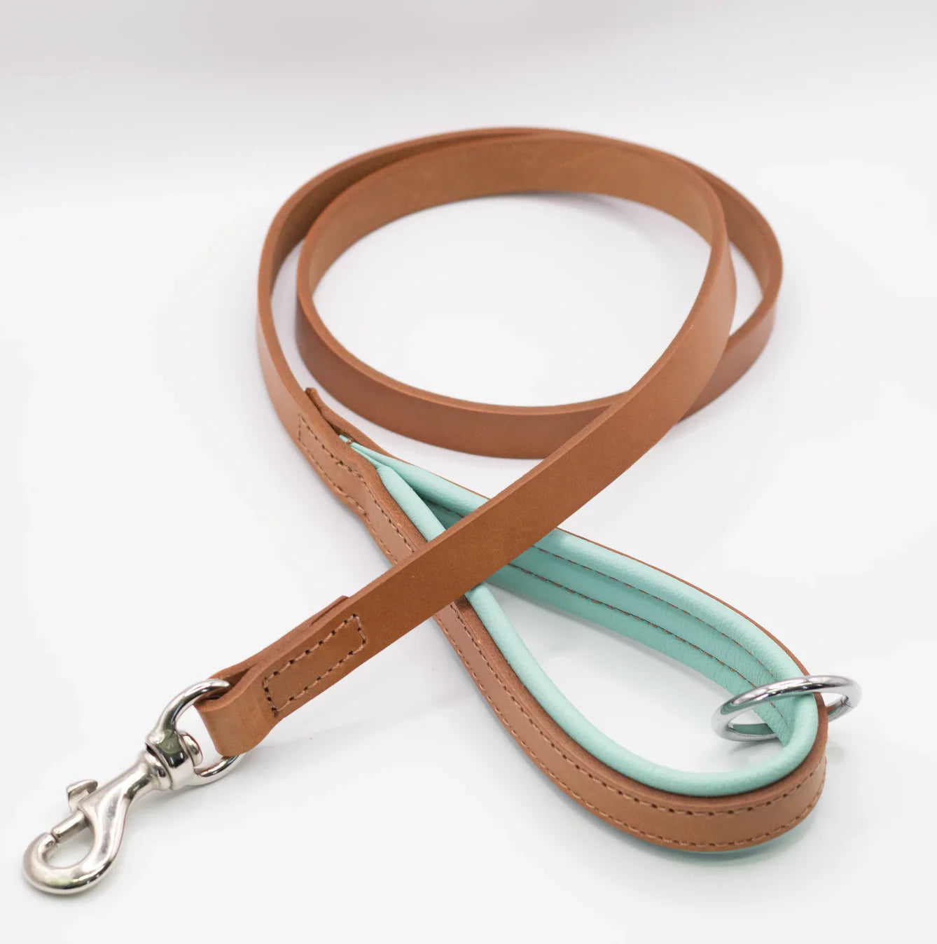 Padded Leather Dog Lead