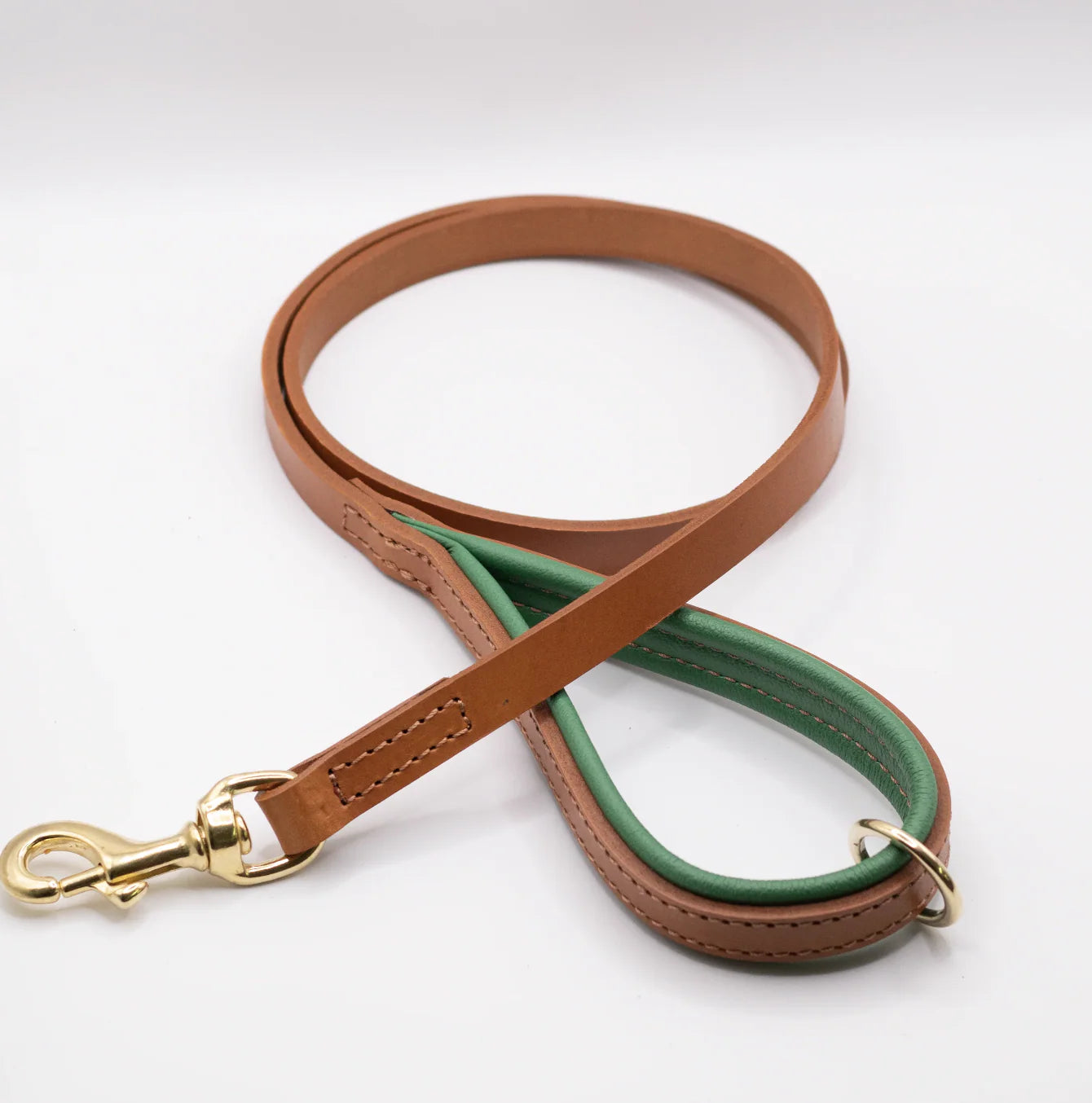 Padded Leather Dog Lead