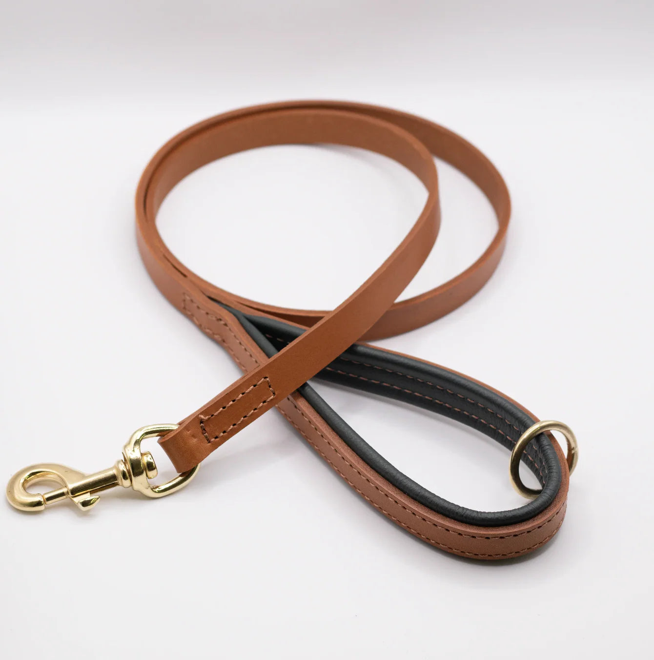 Padded Leather Dog Lead