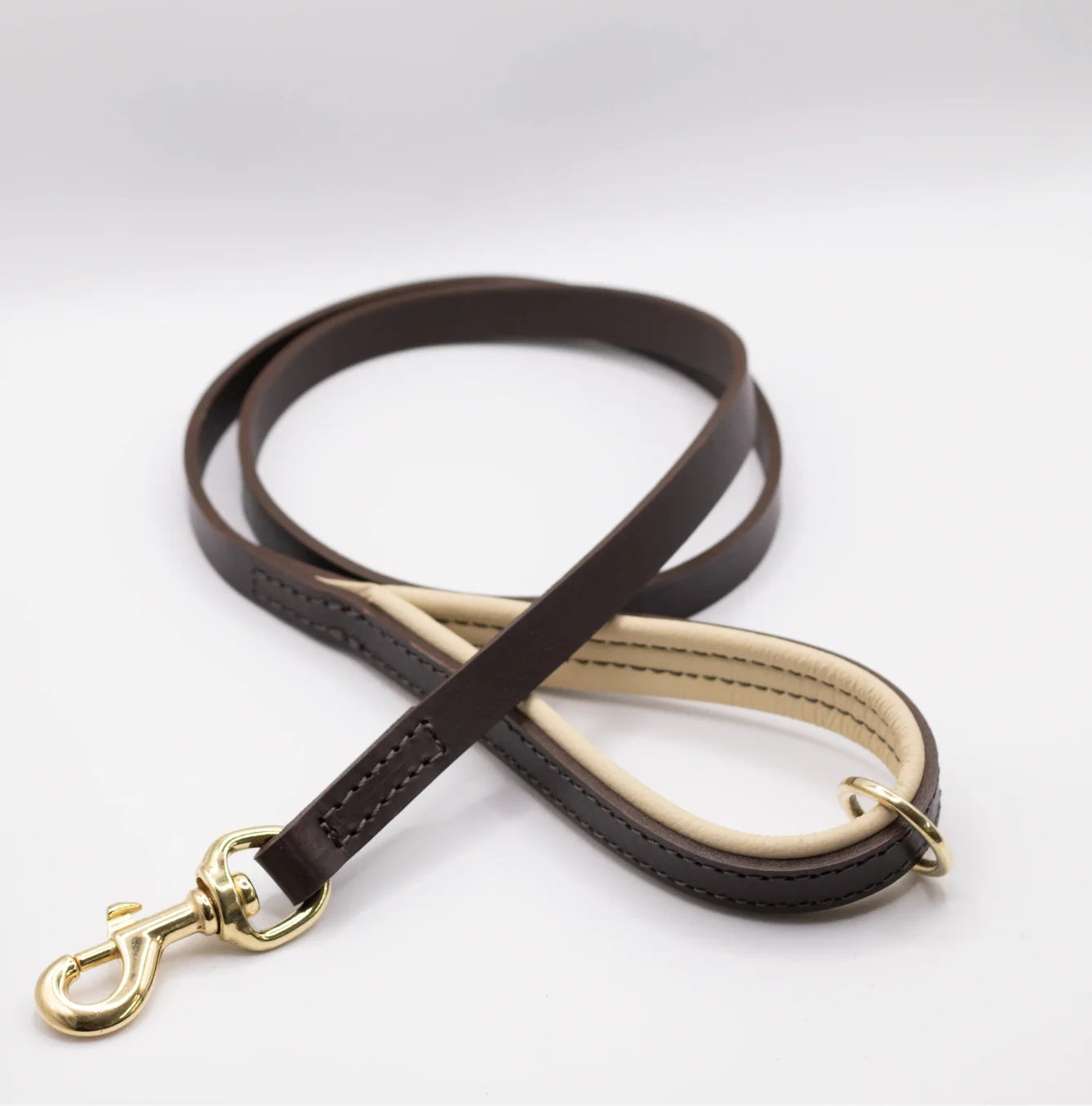 Padded Leather Dog Lead