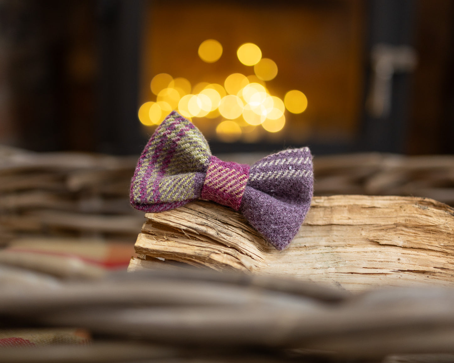 Tweed & Tartan Dog Bow Tie
