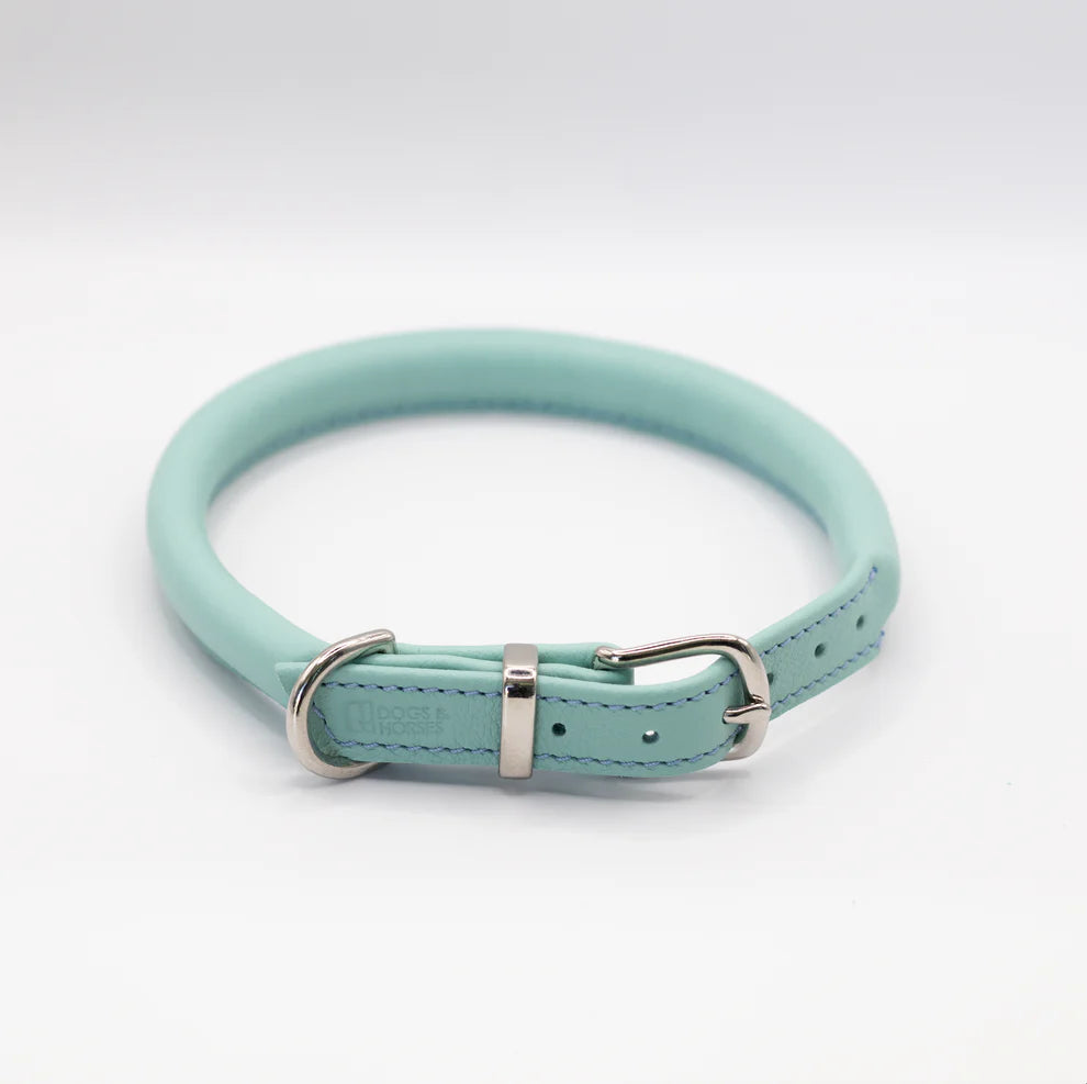Rolled Soft Leather Collar