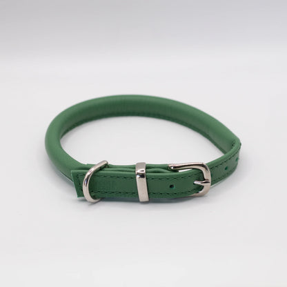 Rolled Soft Leather Collar