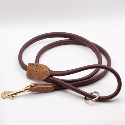 Rolled Soft Leather Lead