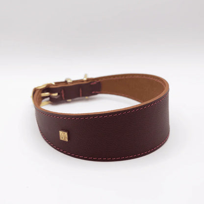 Soft Leather Hound Collar