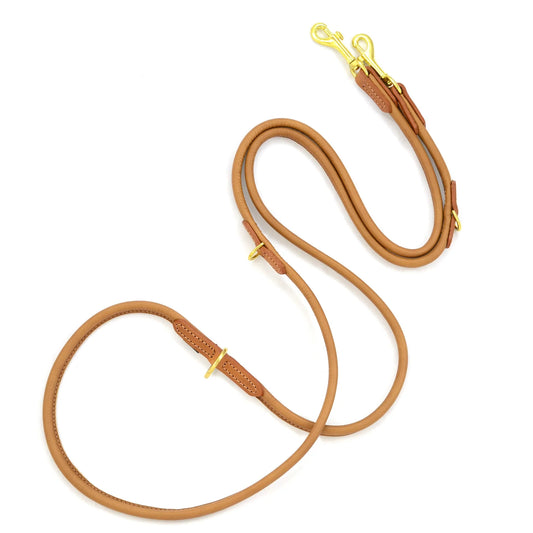 Multipurpose Soft Leather Long Lead