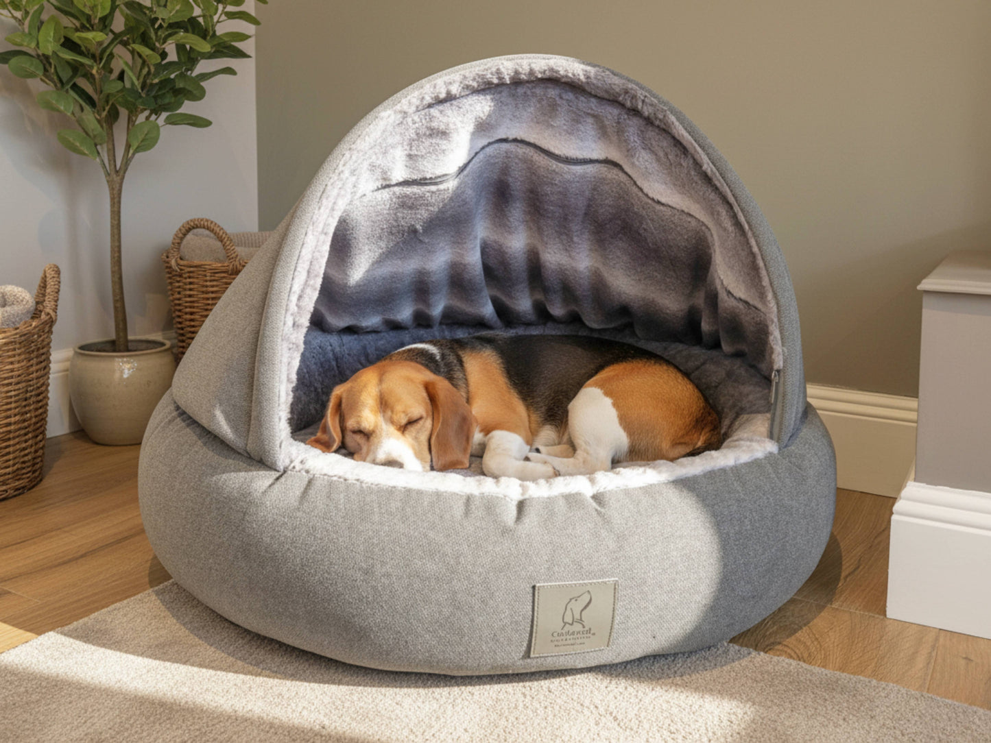 Deluxe Comfort Cocoon Dog Bed