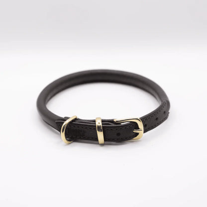 Rolled Soft Leather Collar