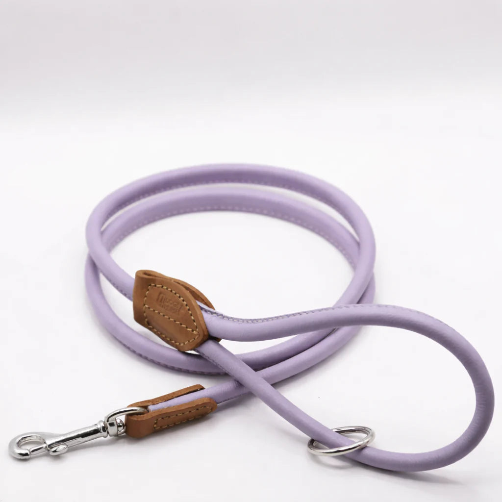 Rolled Soft Leather Lead
